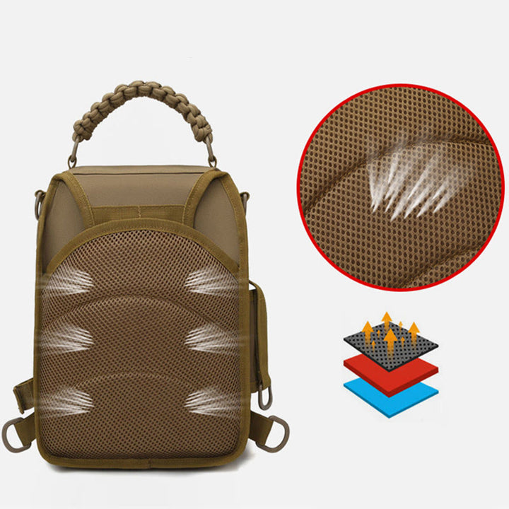 Tatical Brusttasche für Herren, Umhängetasche für Outdoor-Training