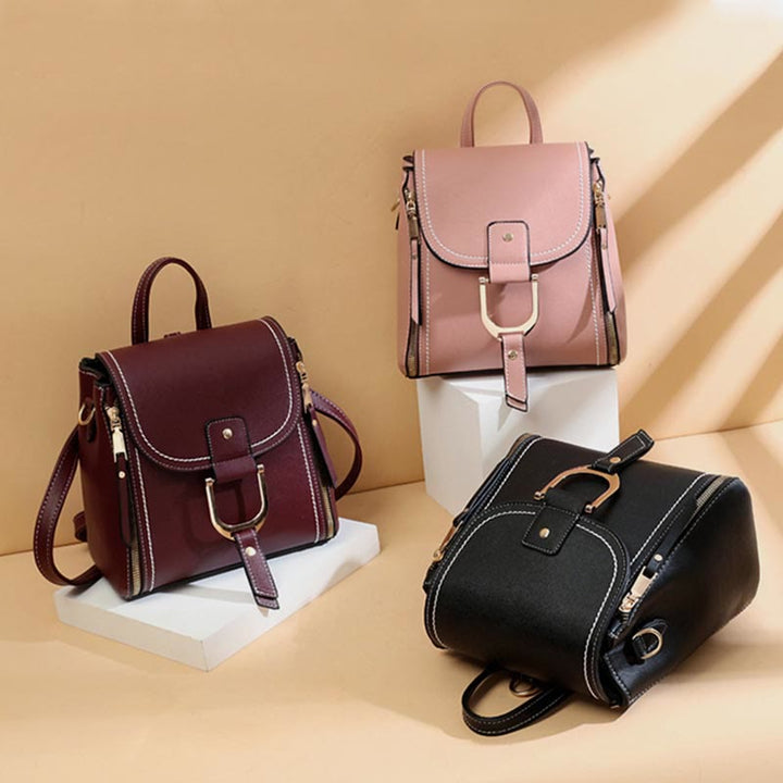 Rucksack für Damen, große Kapazität, Retro-Vintage-Multifunktions-Umhängetasche