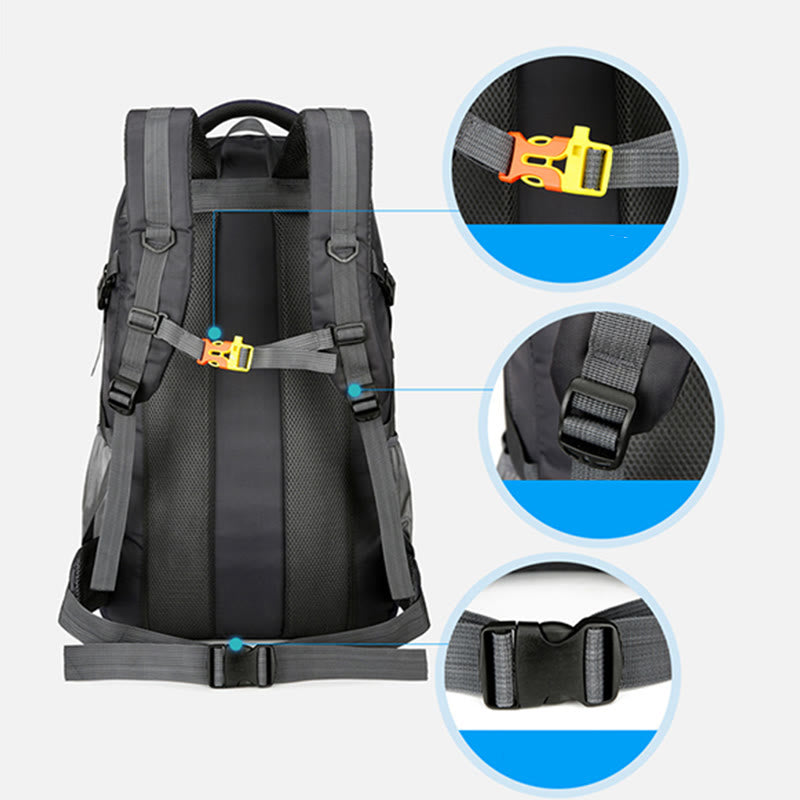 Rucksack für Männer Outdoor Bergsteigen Wandern Leichter Multifunktionsrucksack