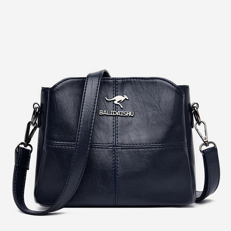 Geldbörsen und Handtaschen für Damen, Umhängetasche aus PU mit mehreren Fächern