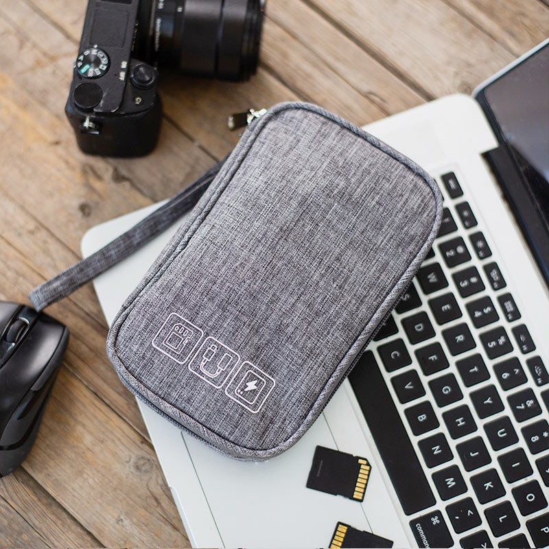 Wasserdichte tragbare Clutch zur Aufbewahrung digitaler Kabel, Reisekabel-Organizer