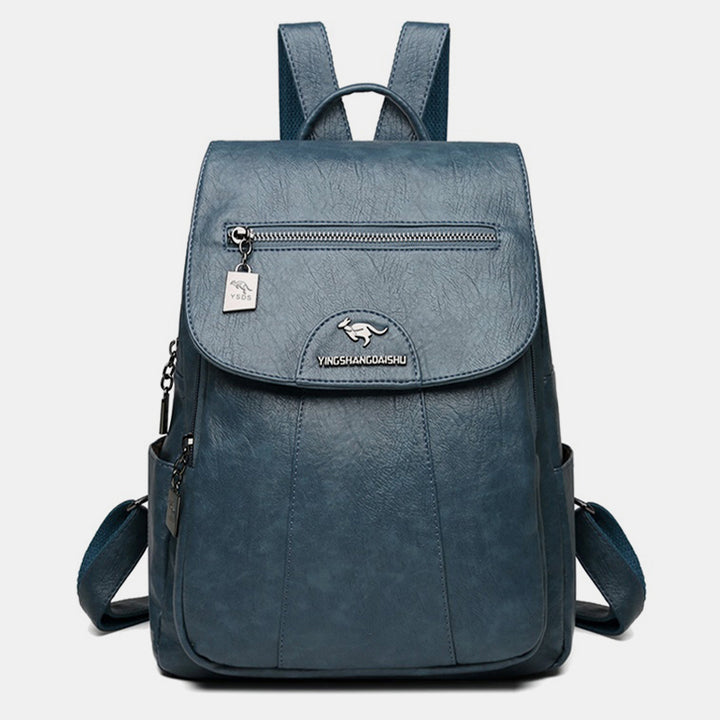 Kleiner Rucksack für Damen, weiches PU-Leder, lässiger Tagesrucksack