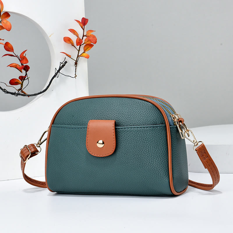 Weiche Handytasche für Damen, elegante Umhängetasche mit abnehmbarem Riemen