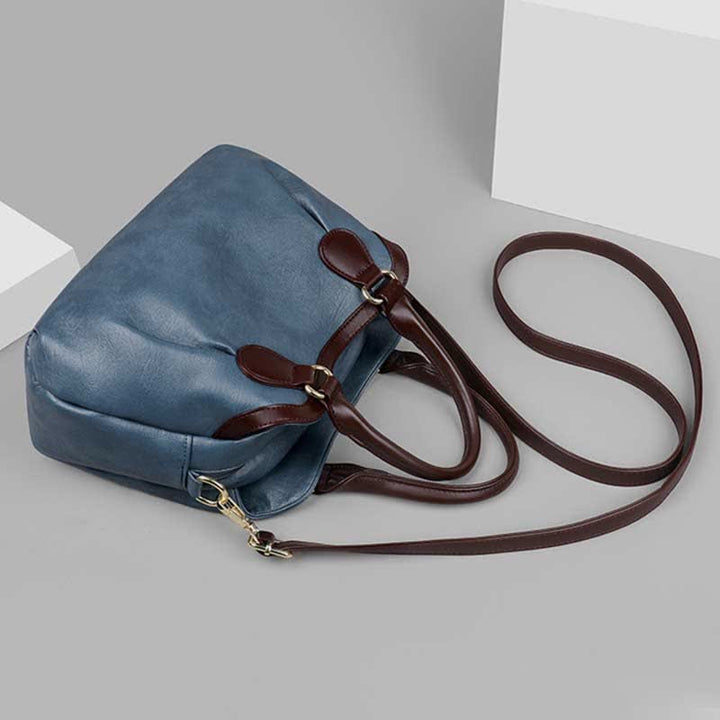 Tragetasche mit drei Fächern für Damen, große Hobo-Handtasche, Umhängetasche