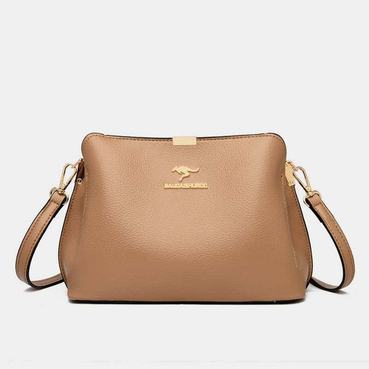 Kleine Umhängetasche aus Leder, Handtaschen, Geldbörsen, dreifache Crossover-Schultertasche