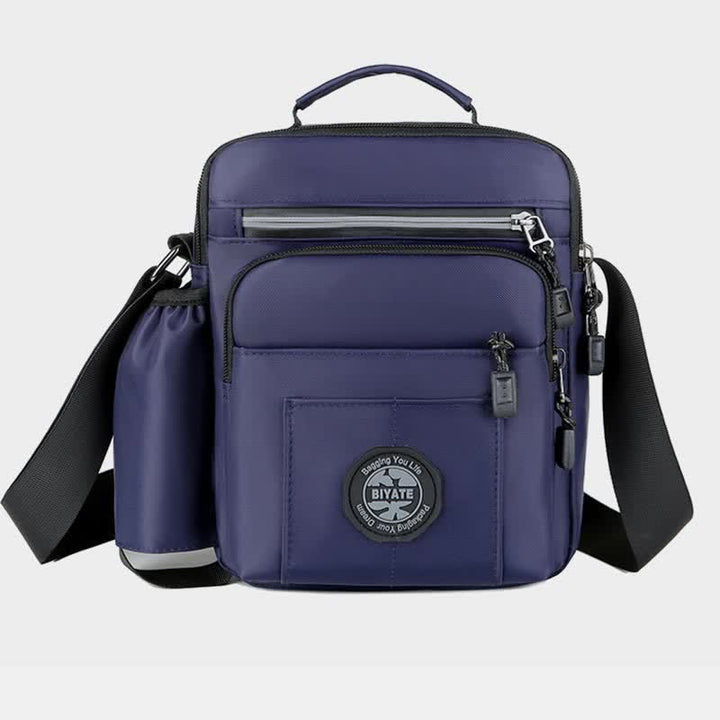 Messenger Bag Umhängetasche Herren Geldbörsen Multi-Pocket Kleine Umhängetasche