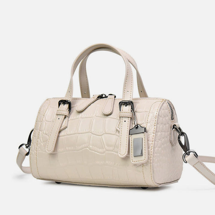 Krokodildruck Leder Handtasche Business Commuter Damen Umhängetasche