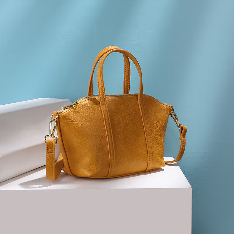 Kleine Hobo-Handtasche aus weichem Leder, modische Umhängetasche