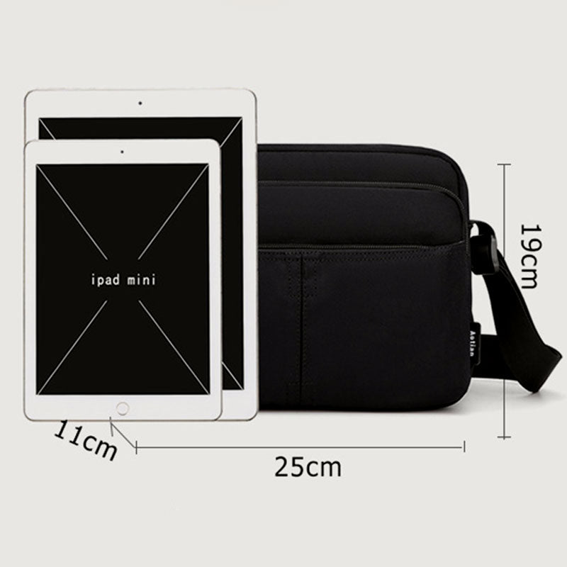 Unisex Leichte Casual Umhängetasche Mehrere Taschen Robuste Schulter Tasche Geldbörse