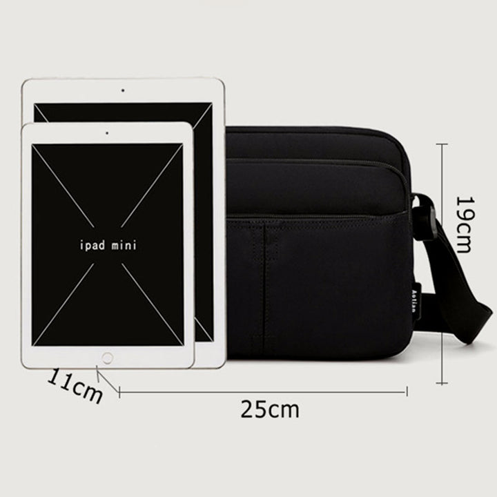 Unisex Leichte Casual Umhängetasche Mehrere Taschen Robuste Schulter Tasche Geldbörse