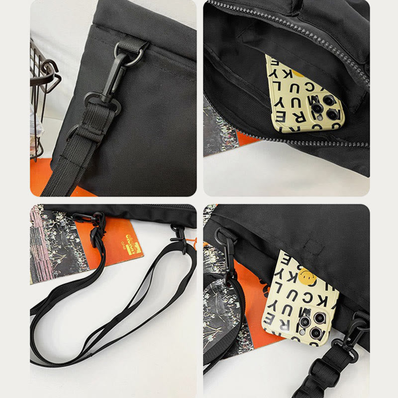 Lässige Umhängetasche für den täglichen Gebrauch, praktische Nylontasche für Outdoor-Sportarten