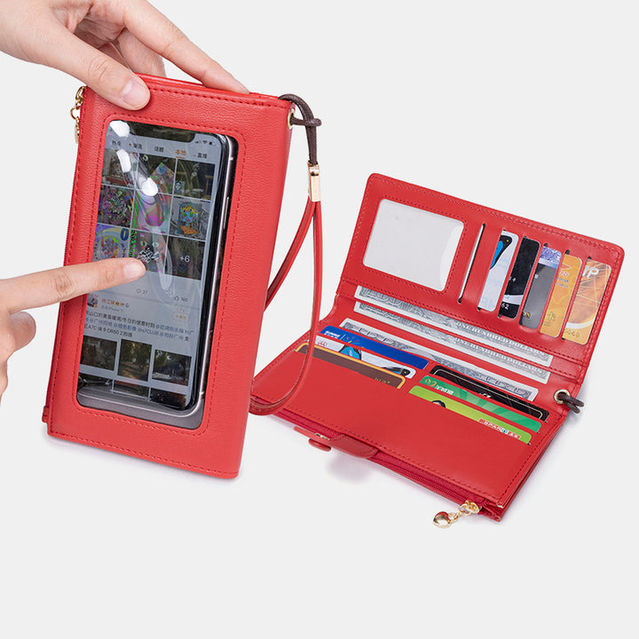 Touchscreen Große Kapazität Handy Tasche Geldbörse