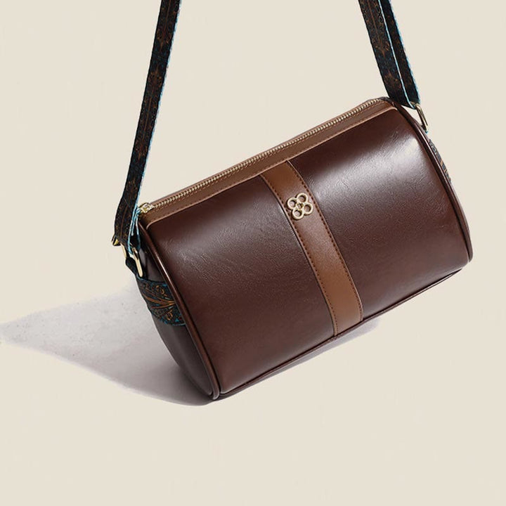 Umhängetasche für Damen, weiches Wachsleder, Vintage, lässige Schultertasche