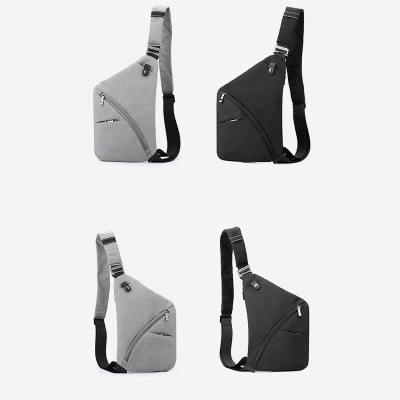 Schultertasche für Herren, Outdoor-Reisen, Nylon, Umhängetasche, Tagesrucksack