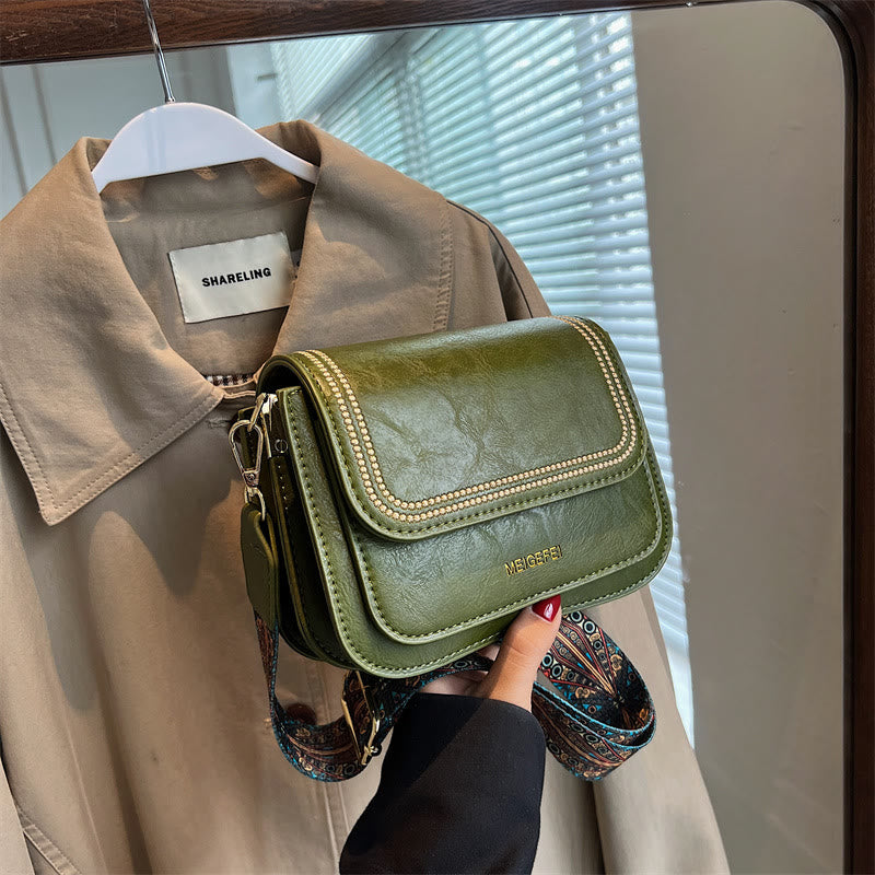 Handytasche für Damen mit breiten Trägern, Umhängetasche für den täglichen Bedarf
