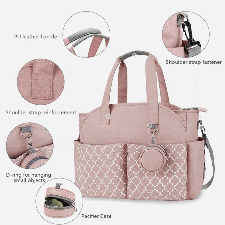 Einkaufstasche für Damen im Freien, Reisetasche aus Polyester mit großer Kapazität