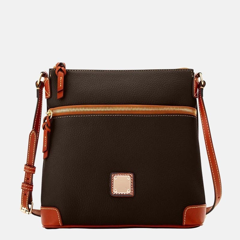 Umhängetasche für Damen, mehrfarbige Ledertasche mit Lychee-Grain-Textur