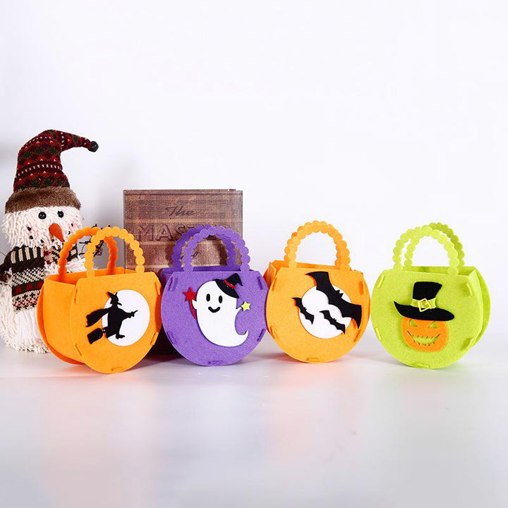10 Pcs Halloween Kinder Handgemachte Diy Stoff Geschenk Tasche Handtasche