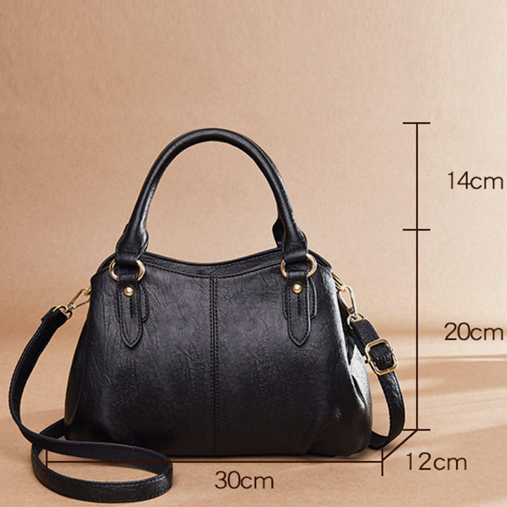 Elegante Handtasche im Vintage-Stil mit großem Fassungsvermögen und Umhängetasche