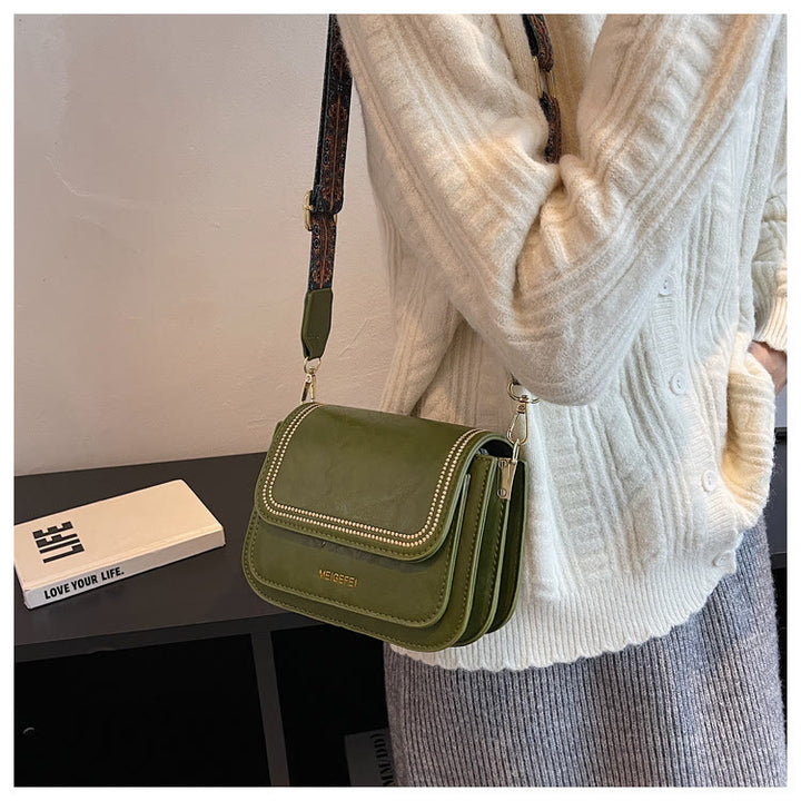 Handytasche für Damen mit breiten Trägern, Umhängetasche für den täglichen Bedarf