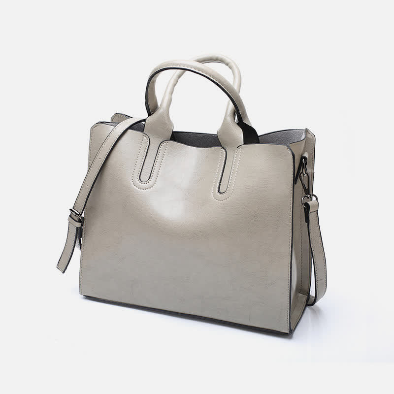 Business-Tragetasche für Damen, Arbeitstasche, lässige Lederhandtasche