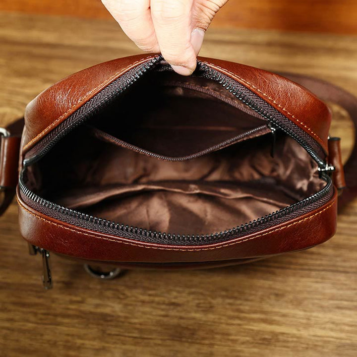 Kleine Umhängetasche für Herren, Vintage, für die Arbeit, für den täglichen Gebrauch