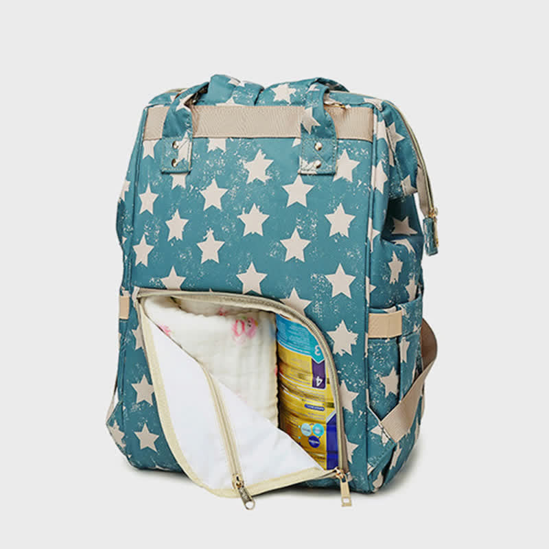 Wickeltasche Rucksack Multifunktions Wasserdicht Stilvoller Babyrucksack Mamatasche