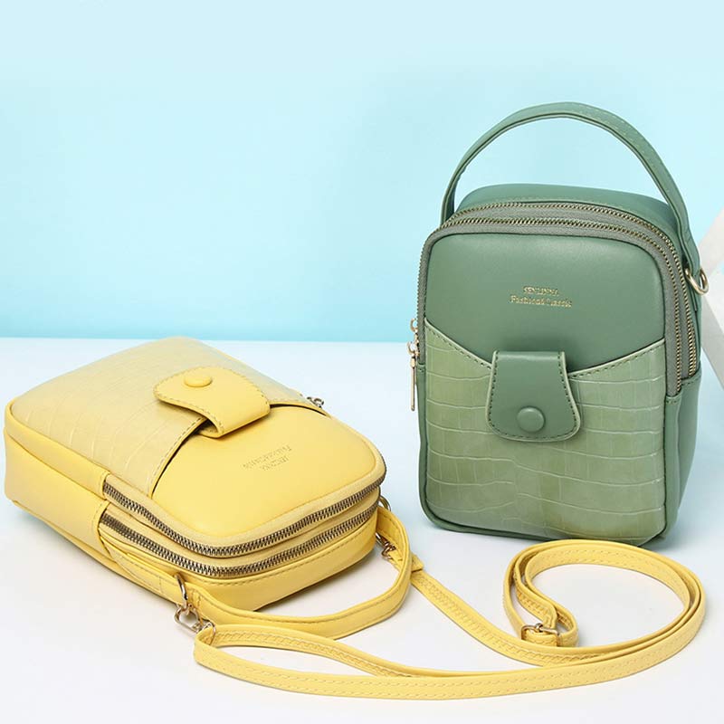 Kleiner Rucksack für Damen, Mehrzweck-Design, Handtasche, Umhängetasche