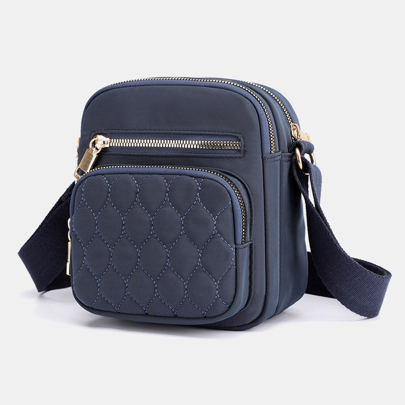 Messenger Bag mit großem Fassungsvermögen und mehreren Taschen