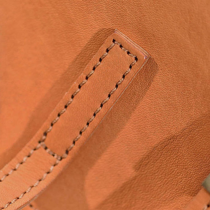 Top-Griff-Tasche für Frauen Dating Vintage Leder Umhängetasche