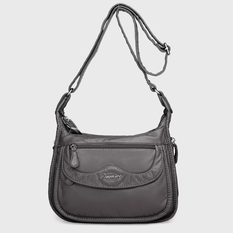 Lässige, multifunktionale Umhängetasche mit mehreren Taschen - image 17