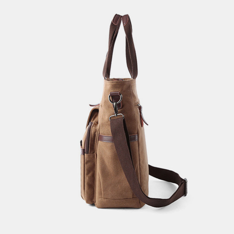 Lässige Umhängetasche mit mehreren Taschen