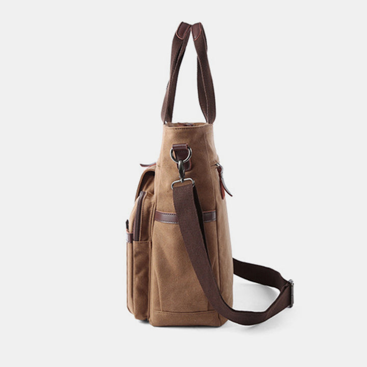 Lässige Umhängetasche mit mehreren Taschen