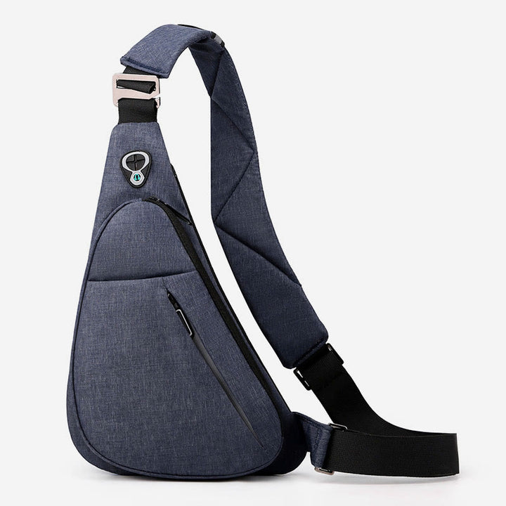 Schultertasche für Herren, wasserdicht, Nylon, tragbarer Umhängerucksack