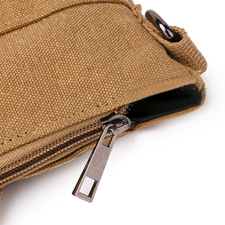 3-fach verwendbarer Canvas-Rucksack mit großem Fassungsvermögen 