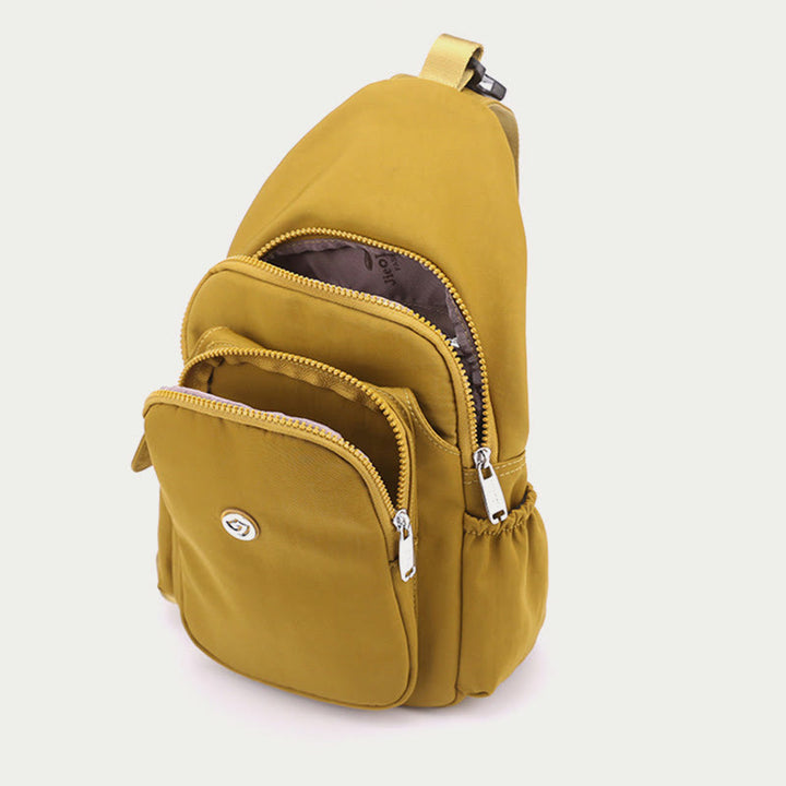 Multifunktionale Schultertasche für Damen, tragbarer wasserdichter Nylon-Rucksack