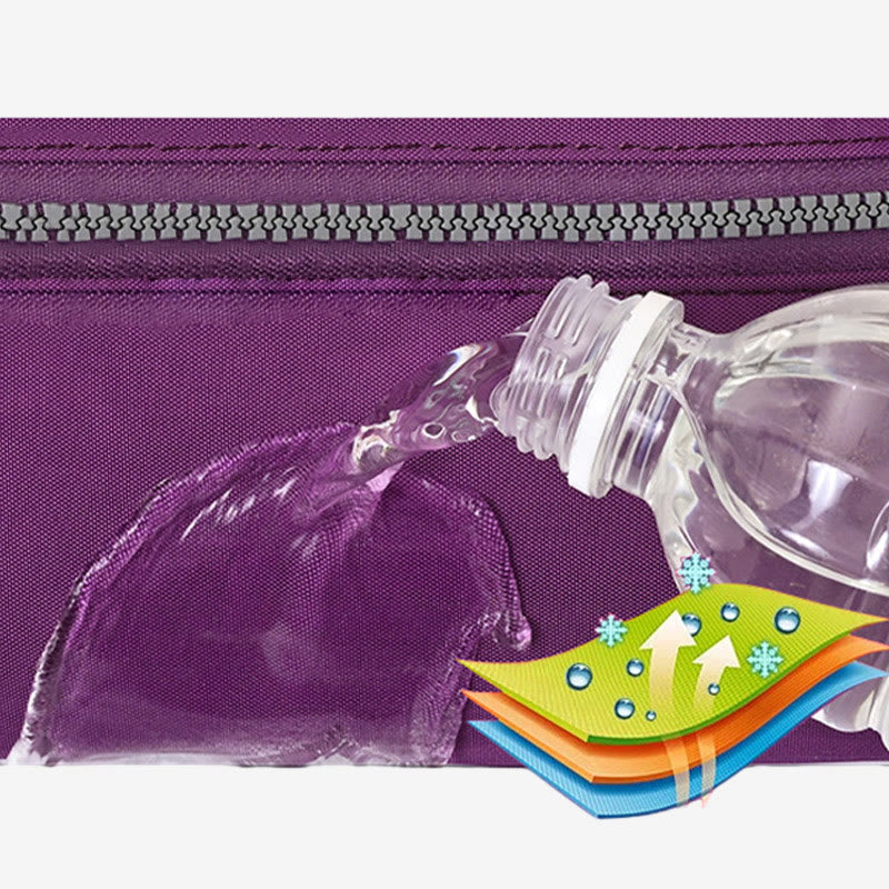 Mehrzweck-Rucksack für Damen, wasserdichte, tragbare Schultertasche aus Nylon