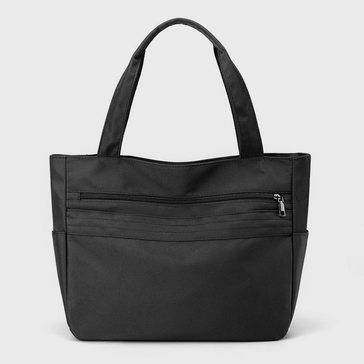 Einkaufstasche für Damen, einfache, lässige Einkaufshandtasche aus Nylon