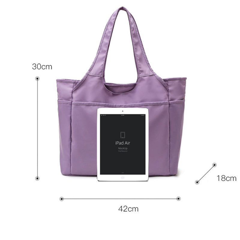 Große Tragetasche für Damen, mehrere Taschen, lässige Sport-Umhängetasche