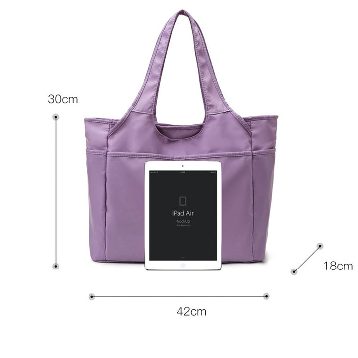 Große Tragetasche für Damen, mehrere Taschen, lässige Sport-Umhängetasche