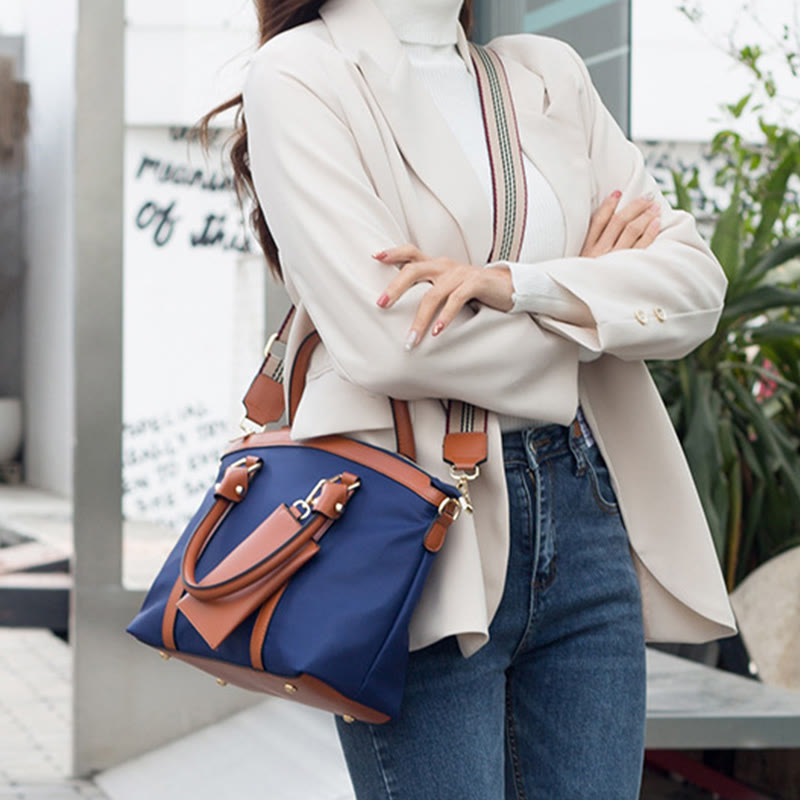 Top-Griff-Tasche für Damen, weiche, tragbare Oxford-Umhängetasche