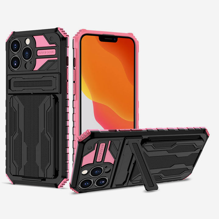 Armor Stand Kartenhalter Fallschutz Komfortable Hülle für iPhone