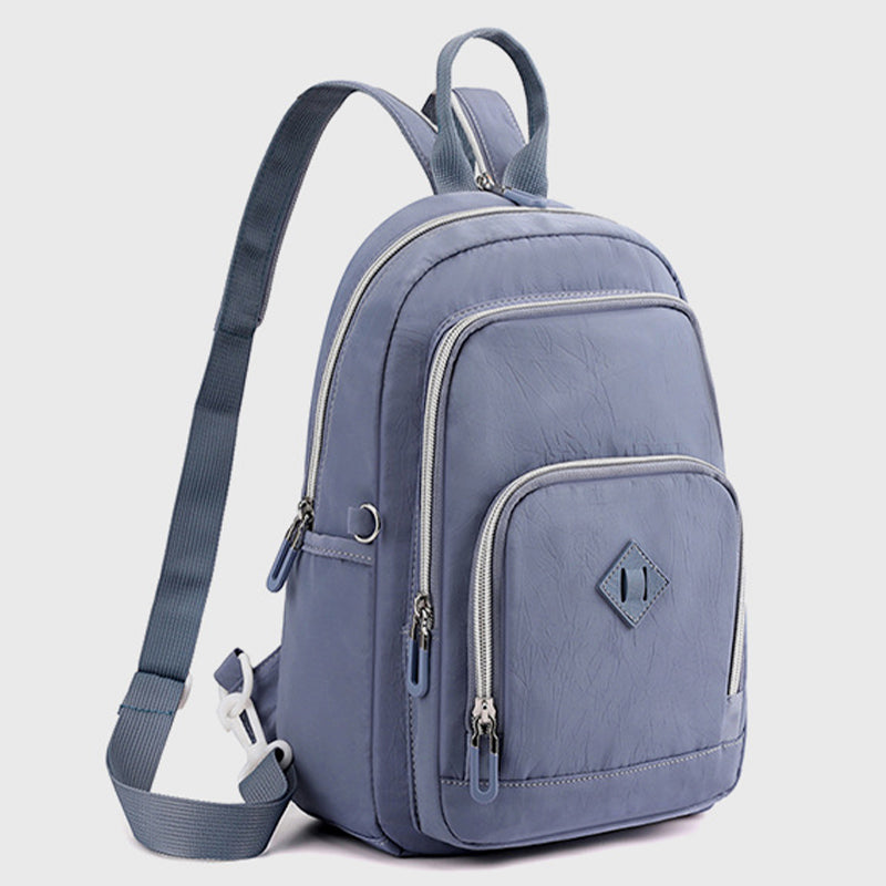 3-Wege-Verwendung Funktioneller Sling Bag-Rucksack für Frauen Leichter wasserdichter