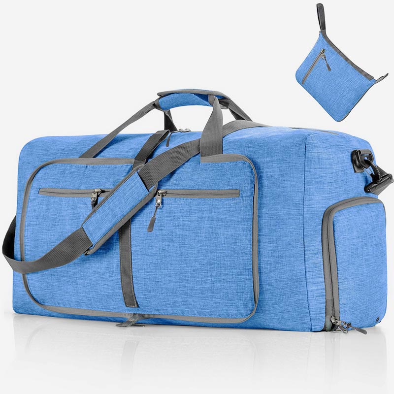 Aufbewahrungstasche für unterwegs, zusammenklappbar, tragbar, große Kapazität, Fitness-Reisetasche