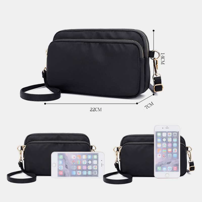 Mini-Umhängetasche für Damen, leichte Handtasche für den Alltag, Schultertasche, Clutch