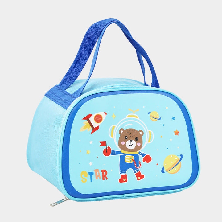Lunchpaket für den täglichen Gebrauch, mit Cartoon-Tierdruck, süße Thermotasche
