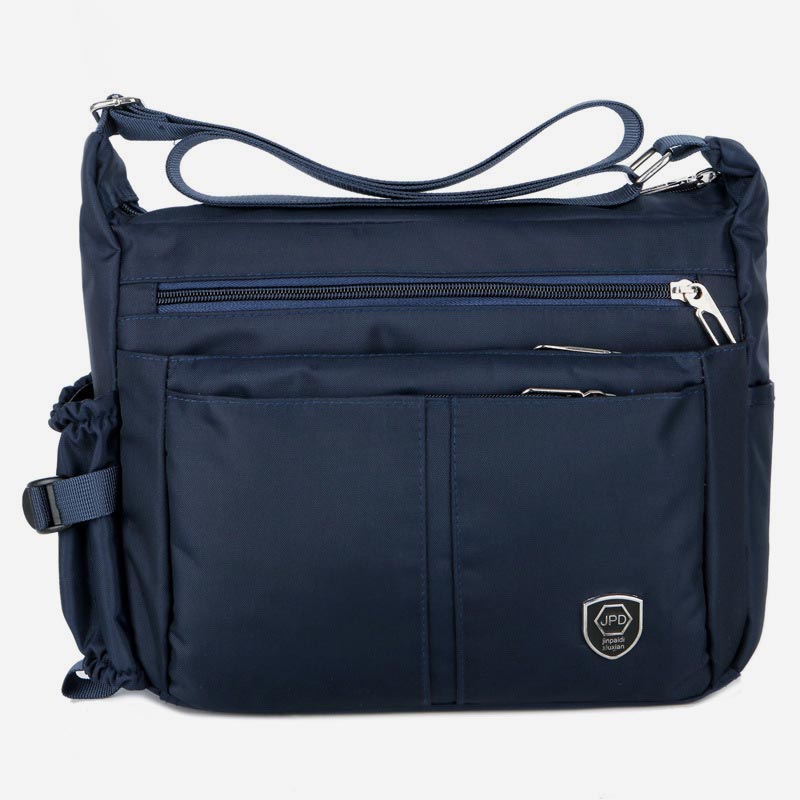 Leichte Umhängetasche aus Nylon mit mehreren Taschen für Herren