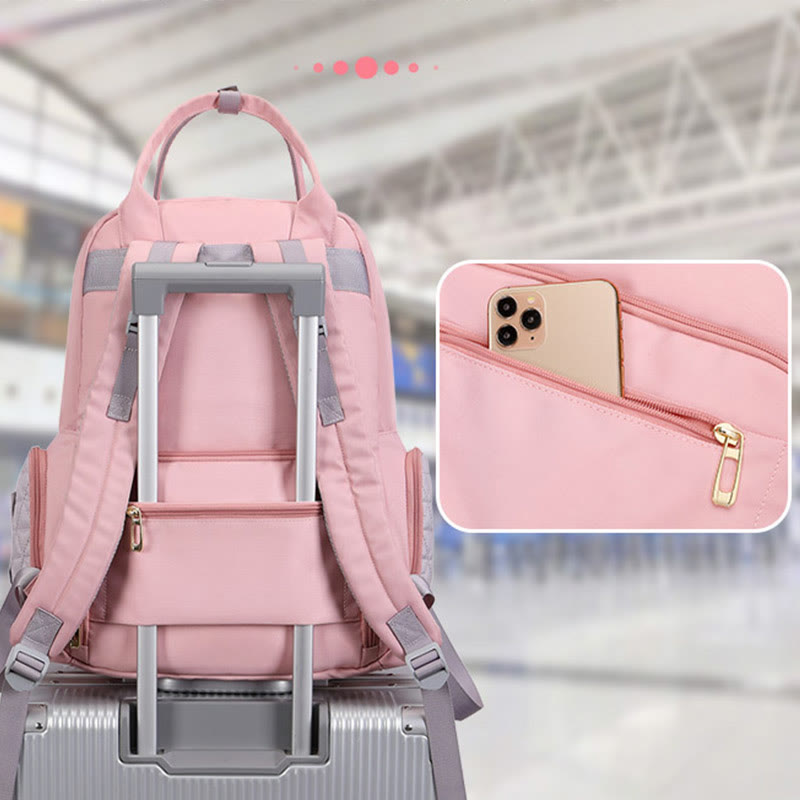 Tragbare Mama-Tasche für Frauen im Freien, wasserdichter, multifunktionaler Oxford-Rucksack
