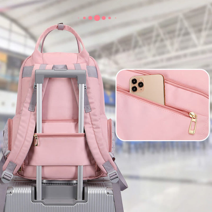Tragbare Mama-Tasche für Frauen im Freien, wasserdichter, multifunktionaler Oxford-Rucksack