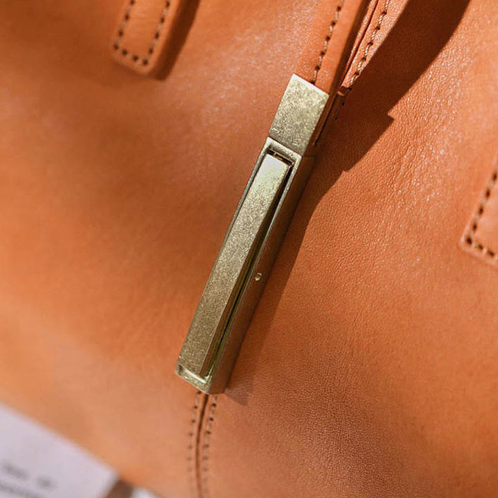 Top-Griff-Tasche für Frauen Dating Vintage Leder Umhängetasche